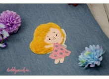 Stickdatei - fliegende Fee Fransenappli